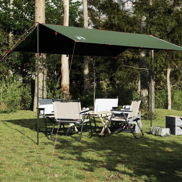 Lona de camping impermeable verde 360x294 cm D