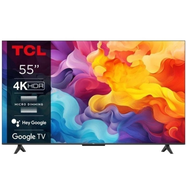 Smart TV TCL 55" LED 4K UHD 55P61B preto D