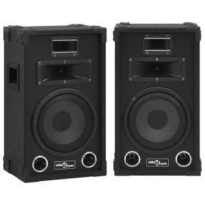 Altavoces pasivos escenario profesional hifi 2 uds 800 W negro D