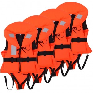 Chalecos de ayuda de flotación para niños 4 uds 100 N 20-30 kg D