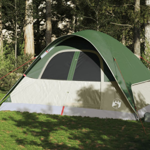 Tenda familiar iglu 6 pessoas à prova d'água verde D