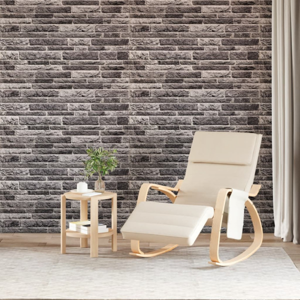 Paneles de pared 3D 10 unidades EPS gris antracita 100x50 cm D