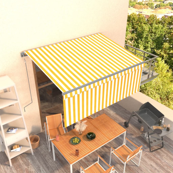 Automático retrátil tello com amarelo blind 3.5x2.5 m D