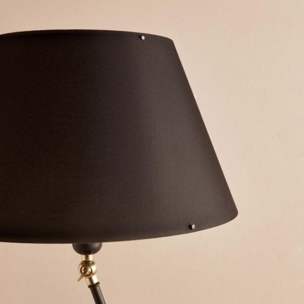 Lámpara de pie orientable Tesira Negro M 4