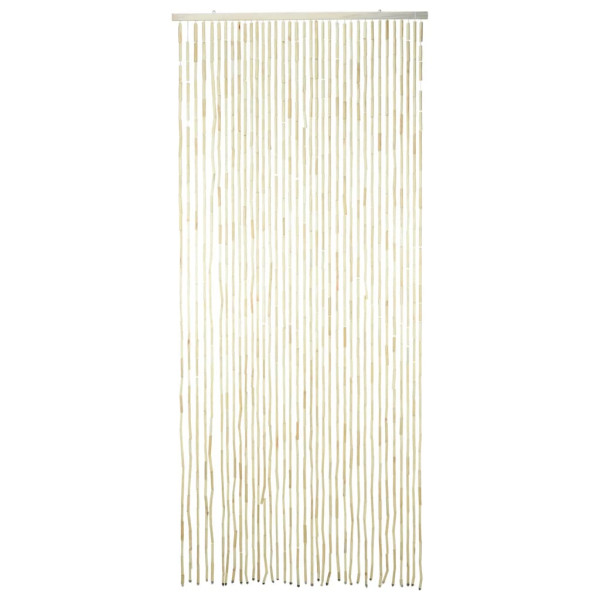 H&S Collection Cortina de puerta de sorgo natural 90x200 cm D