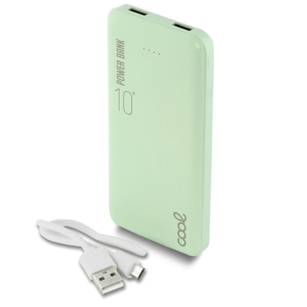 Bateria externa Universal Power Bank 10.000 mAh (2 x usb / 2.1A) COOL Couro D