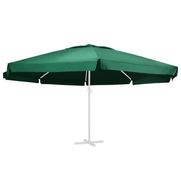 Tecido de reposição para guarda-chuva verde 600 cm D