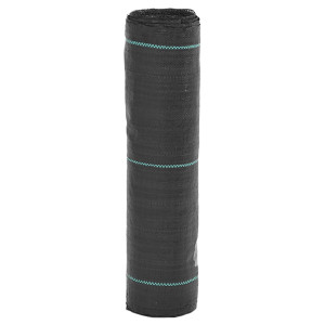 Membrana de ervas daninhas PP preto 0.5x10 m D