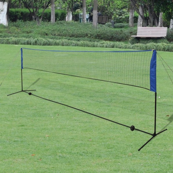 Rede de badminton com volantes de 500x155 cm D