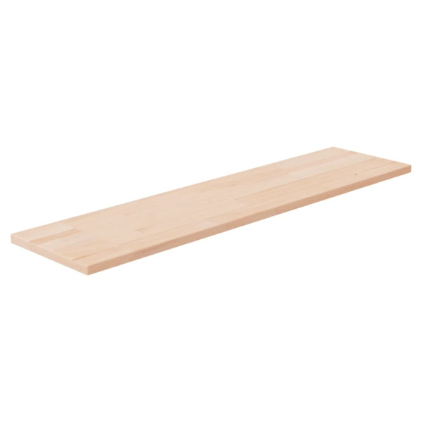 Tabla de estantería madera maciza roble sin tratar 80x20x1.5 cm D