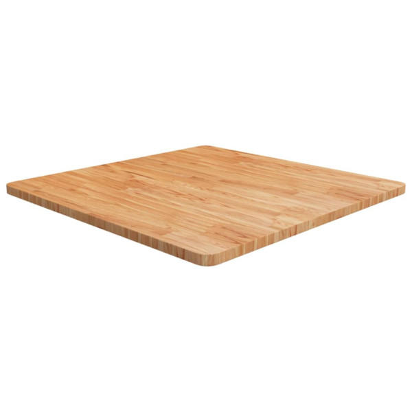 Tablero de mesa cuadrada madera roble marrón claro 80x80x2.5 cm D