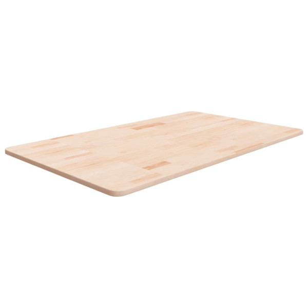 Encimera de baño madera maciza sin tratar 100x60x1.5 cm D