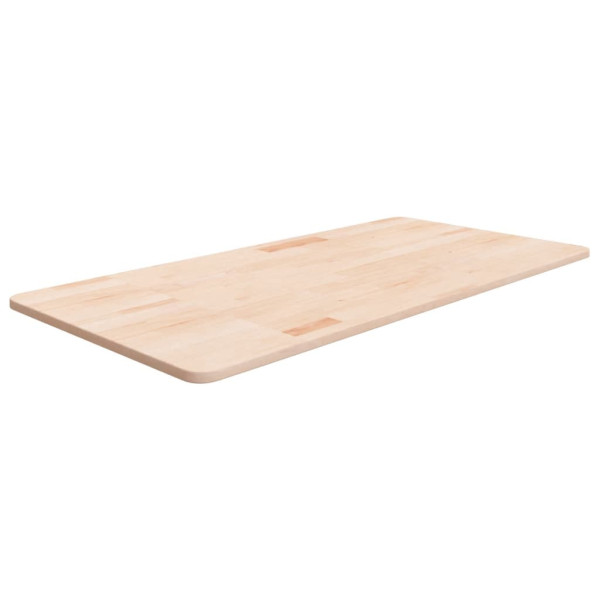 Encimera de baño madera maciza sin tratar 100x50x1.5 cm D