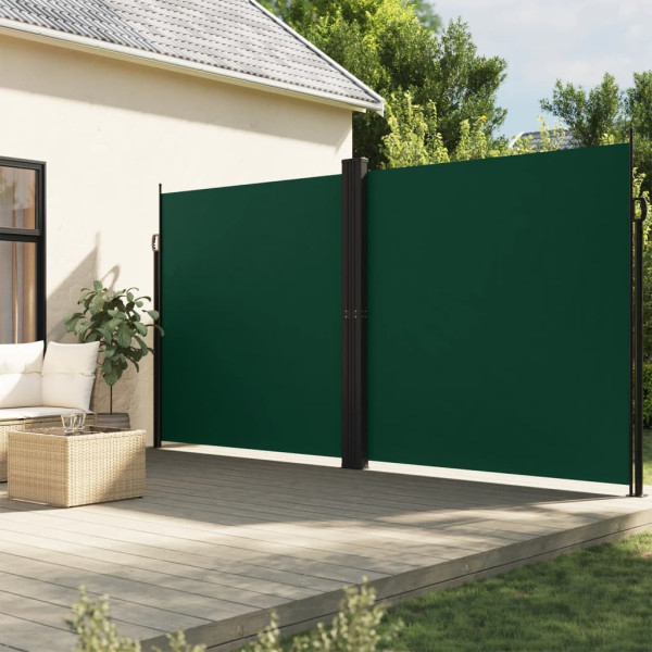 Linha lateral retrátil verde escuro 220x1000 cm D