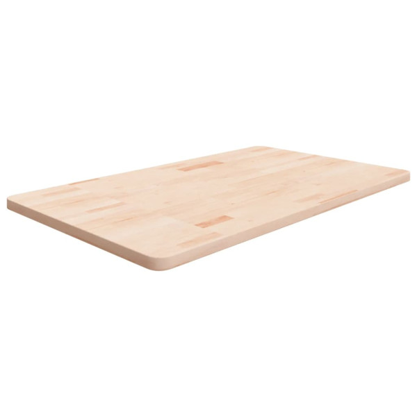 Encimera de baño madera maciza sin tratar 100x60x2.5 cm D