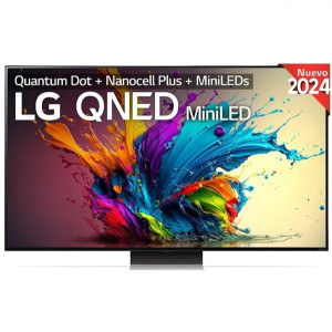 Smart TV LG 65" QNED MiniLED 4K 65QNED91T6A negro D