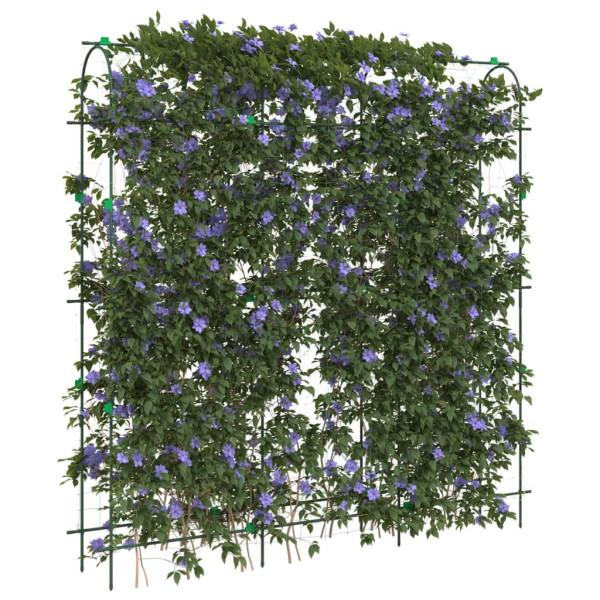 Alpinistas de plantas de jardim telhado forma U aço 181x31x182.5cm D