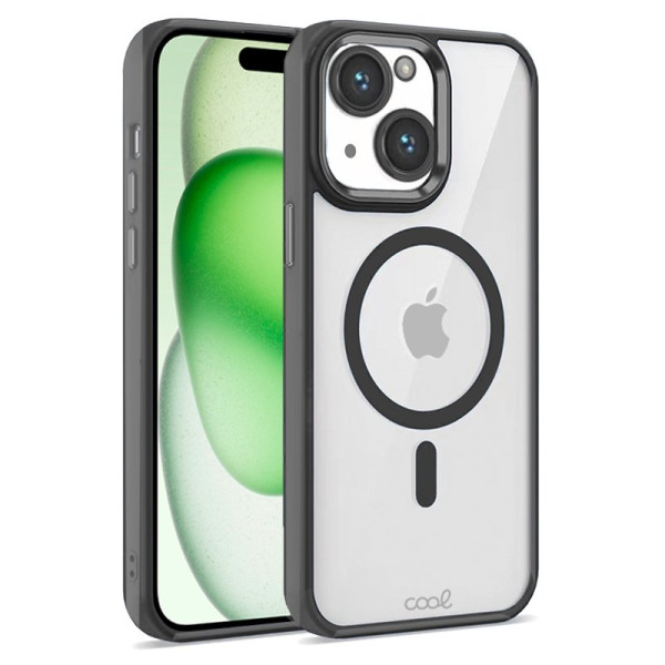 Carcasa COOL para iPhone 15 Plus Magnética Borde Negro D