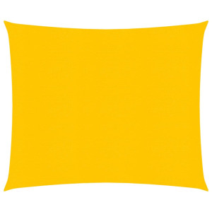 Toldo de vela amarillo HDPE 160 g/m² 2.5x3 m D