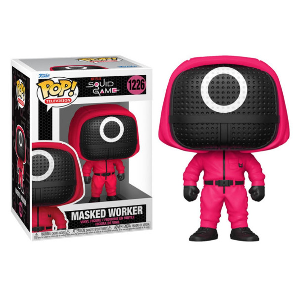 Funko pop series tv el juego del calamar soldado rojo mascara circulo 64799 D