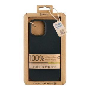 Funda muvit recycletek para apple iphone 12 pro max negra D