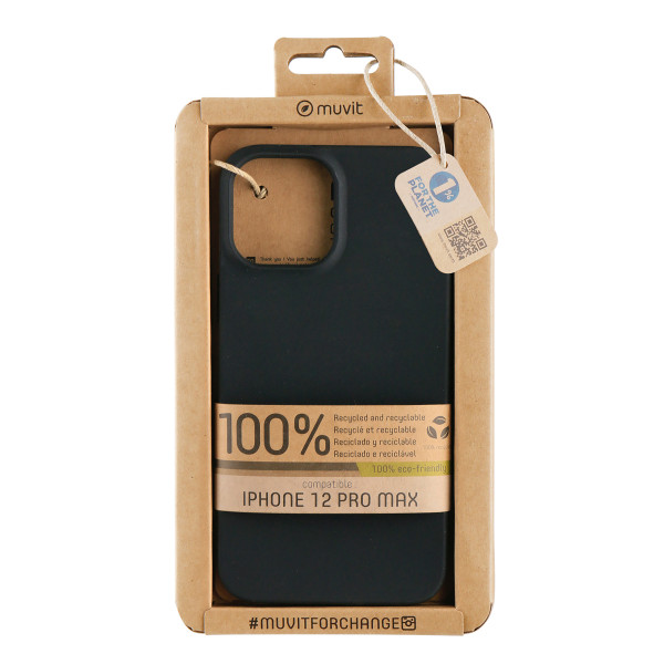 Funda muvit recycletek para maçã iphone 12 pro max negro D