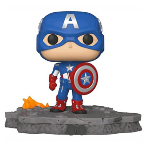 Funko pop deluxe maravilha vingadores capitão americano montar 45076 D