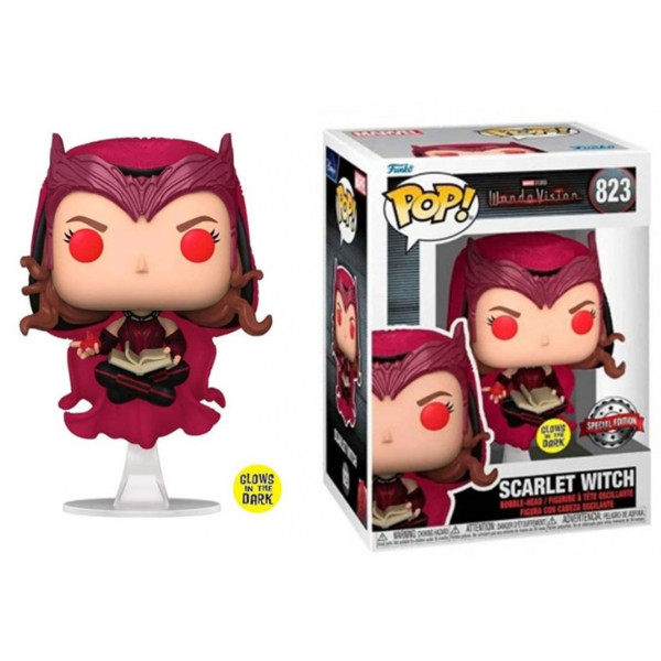 Funko pop maravilha wandavision brilha bruxa escarlate 62345 D