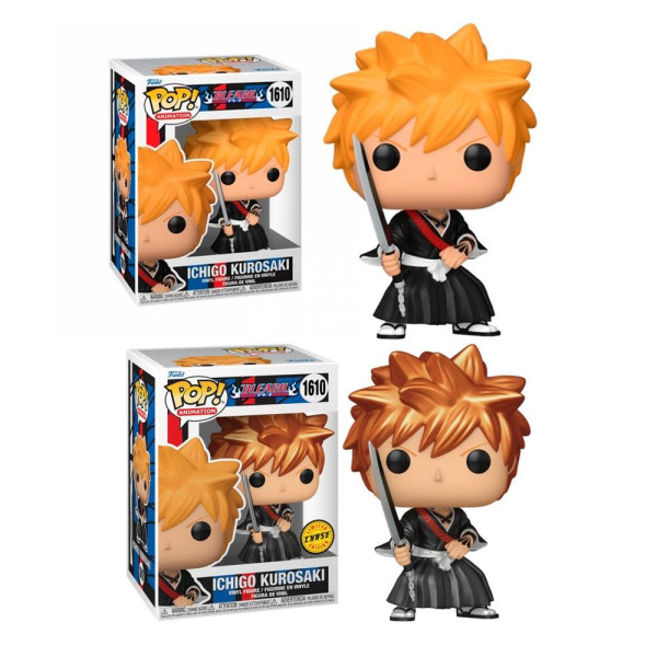 Funko pop animação branqueamento ichigo com opção perseguir metalica 75508 D