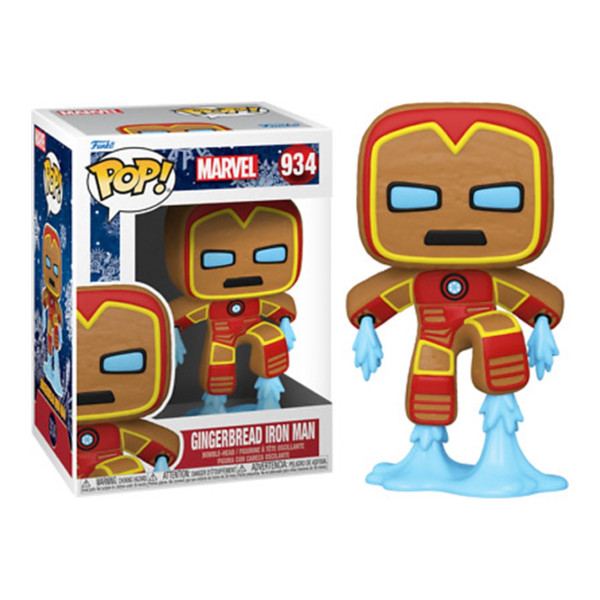 Funko pop maravilha navidad galleta ginger ferro homem 50658 D