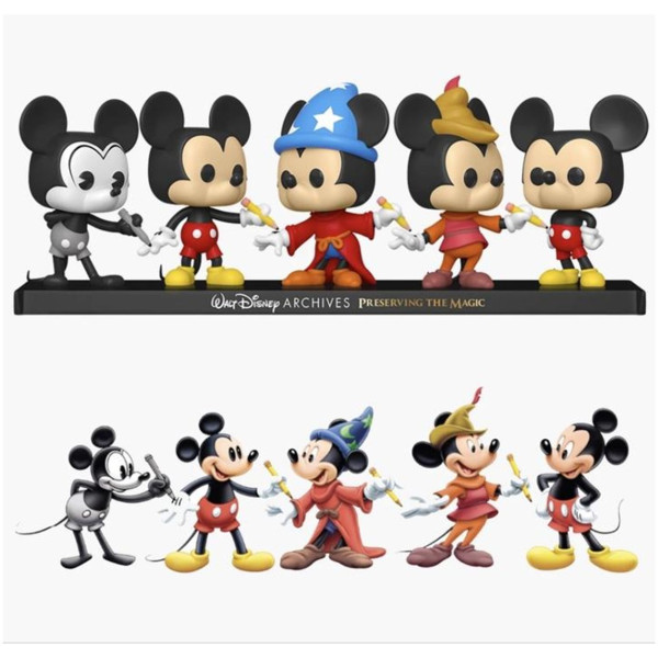 Funko pop disney archivos pack premium 5 mickey mouse 51118 D