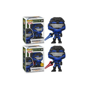 Funko pop videojuegos halo infinite mark v [b] con espada azul con opcion chase 59336 D