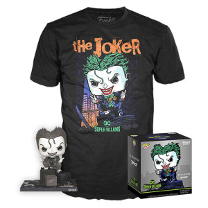 Funko pop dc comics dc jim lee joker + camiseta ut - 56648 D