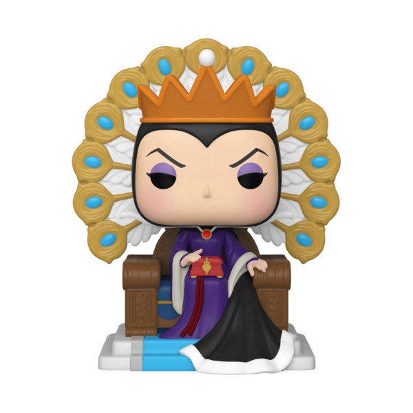 Funko pop deluxe disney vilões queen mal no trono 50270 D