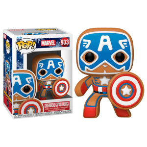 Funko pop marvel navidad galleta jengibre capitan america 50657 D