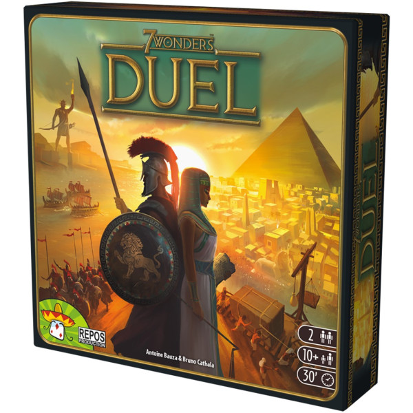 Jogo de tabuleiro Asmodee 7 maravilhas: duelo pegi 10 D