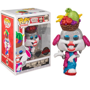 Funko pop looney sintoniza coelhinho de insetos com efeito de brilho de chapéu de fruto exclusivo diamante especial Edition 5173 D