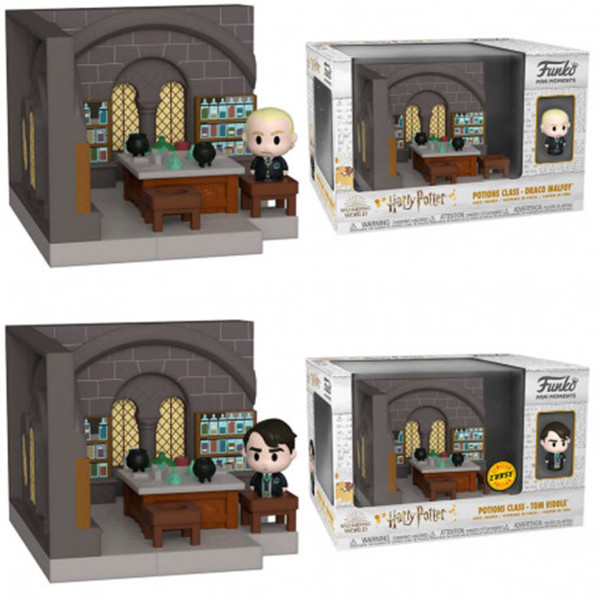 Mini momentos funko harry potter aniversário draco malfoy poções classes com opção perseguir 57362 D