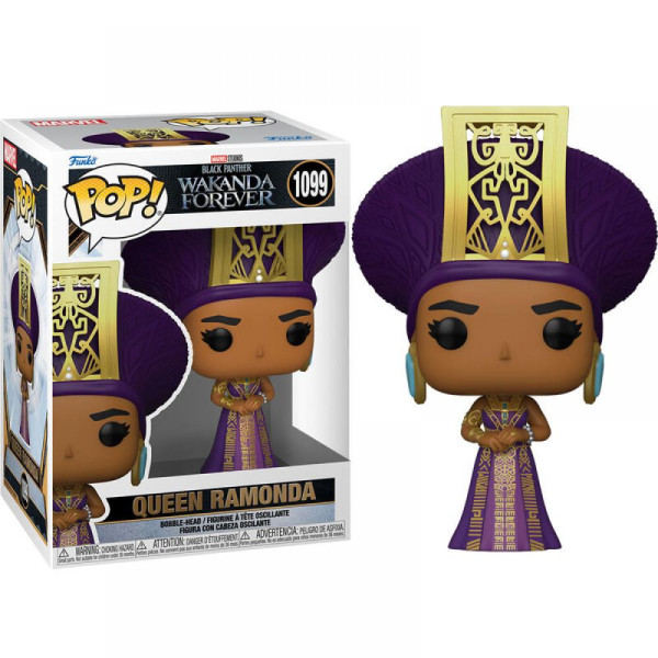 Funko pop marvel preto panther wakanda para sempre queen ramonda 63945 D