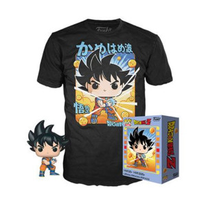 Pop & tee dragon ball z goku kamehameha funko + camiseta talla l ut - 56667l D