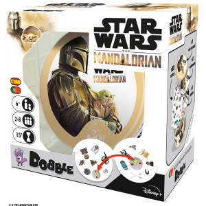 Juego de mesa dobble star wars mandalorian pegi 6 D