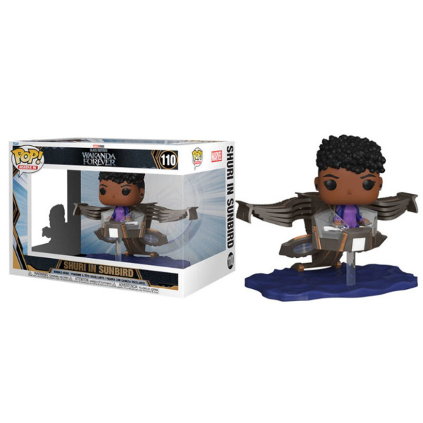 Funko pop super deluxe marvel preto panther wakanda para sempre shuri em sunbird 63947 D