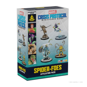 Juego de mesa marvel crisis protocol spider - foes affiliation pack edad recomendada 14 años D