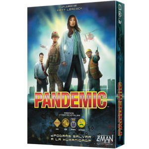 Jogo de mesa asmodee pandemic pegi 8 D