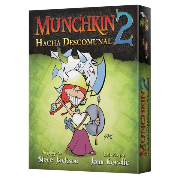 Juego de mesa munchkin 2: hacha descomunal pegi 10 D