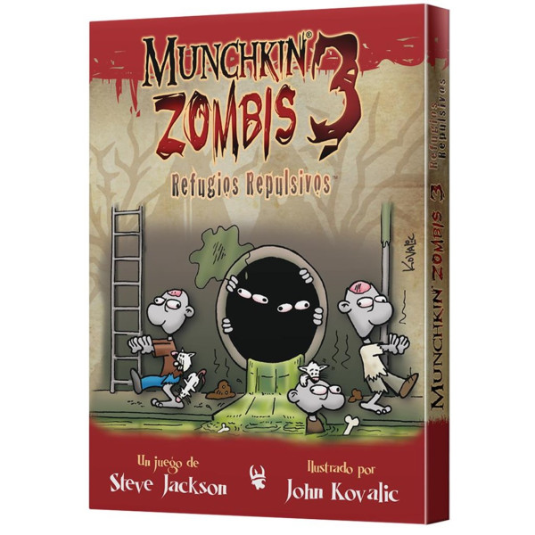 Zombie munchkin jogo de mesa 3: abrigos repulsivos pegi 10 D