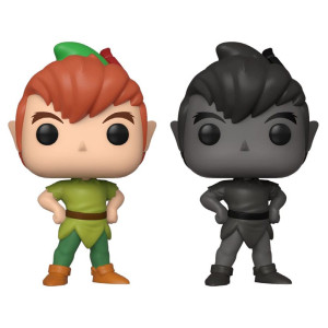 Pack de 2 funko pops disney peter pan con sombra D