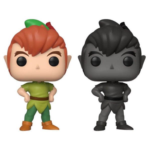 Pacote de 2 funko pops desney peter pão com sombra D