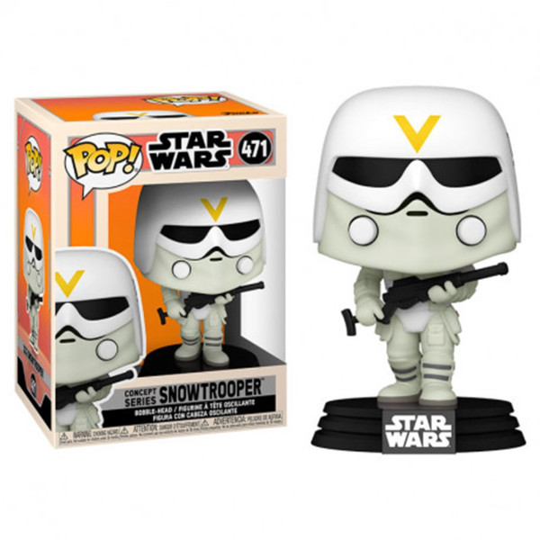 Funko pop star wars conceito snowtrooper versão alternativa 56768 D