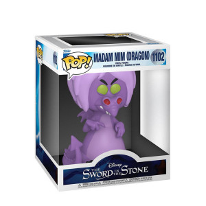 Funko pop disney : a espada na pedra madam mim (dragon) com escolha aleatória perseguição D